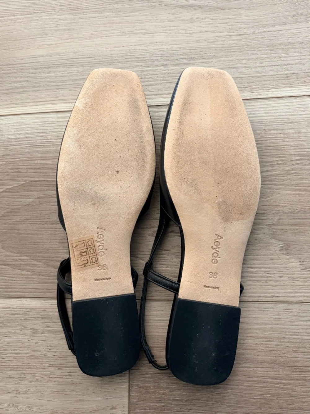 Aeyde | Black Slingback flat | Size 38 (8) - Picture 4 of 5